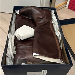 Cole Haan Leather Riding Boots